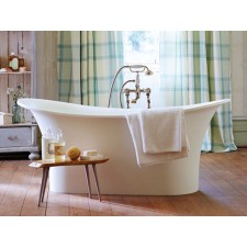 Freistehende Design Badewanne aus Mineralguss Aegean XL